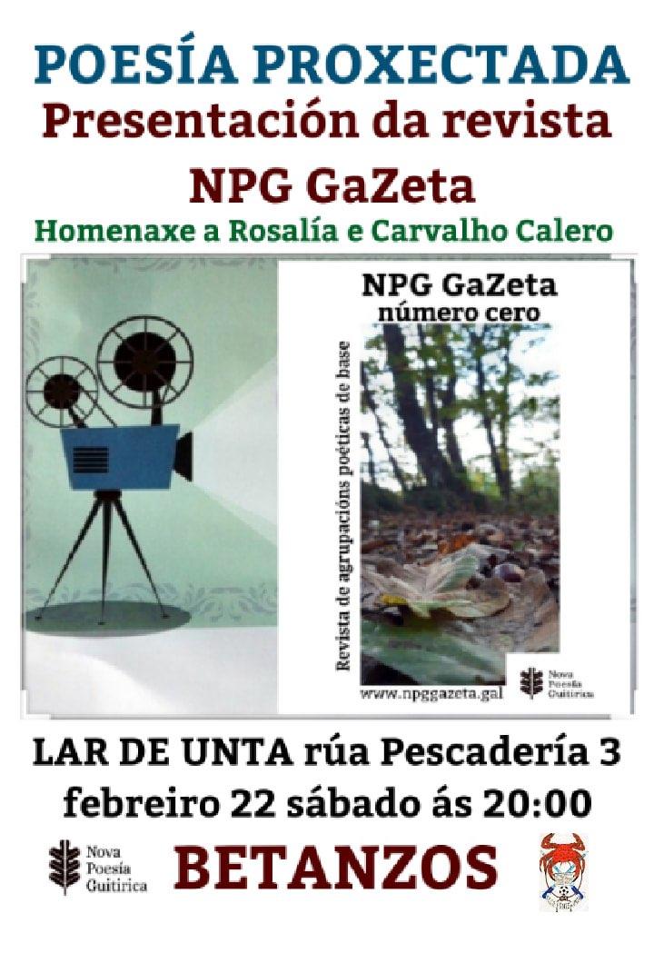 Presentación Revista NPG GaZeta día 22-02-2020